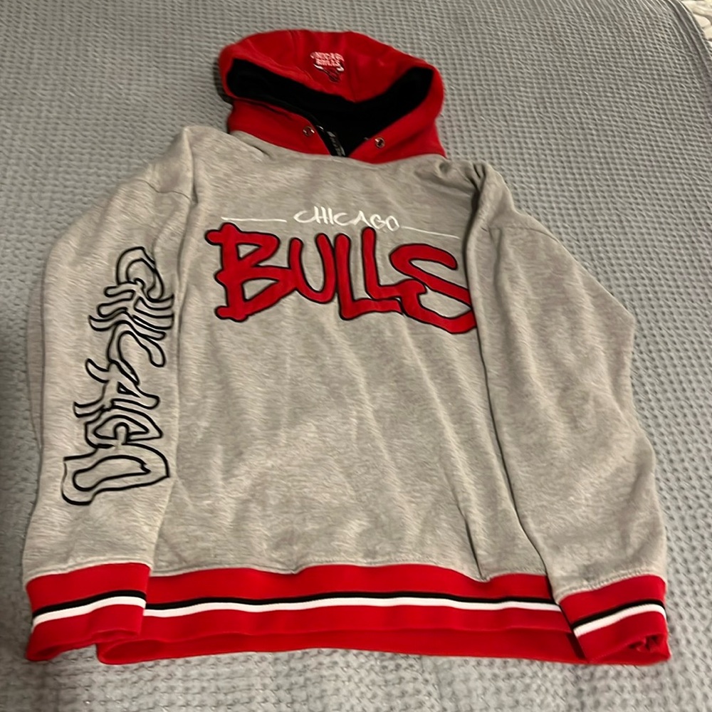 UNK Chicago Bulls Red Hoodie